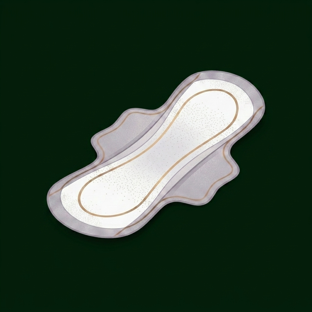 Assembled sanitary napkin